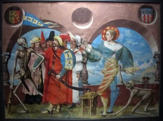 Copia de la danza macabra del cementerio dominicano de Berna